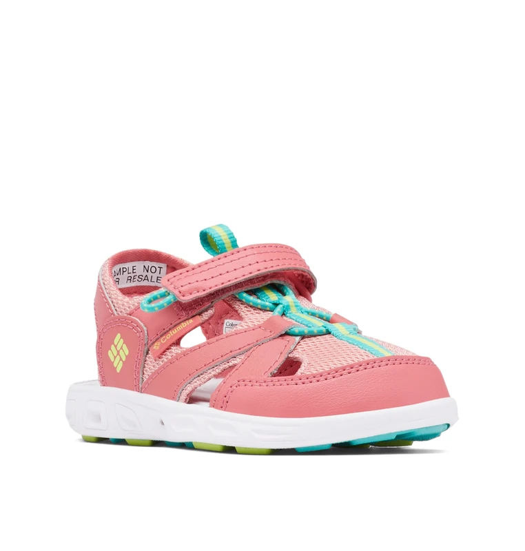 Columbia Unisex Kids Kids Techsun Wave sports sandals, Red (C Wild Salmon x Voltage), 12 UK