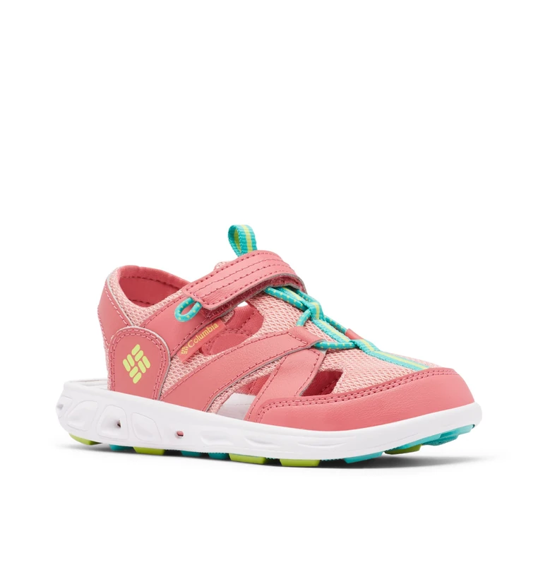 Columbia Unisex Kids Kids Techsun Wave sports sandals, Red (Y Wild Salmon x Voltage), 3 UK