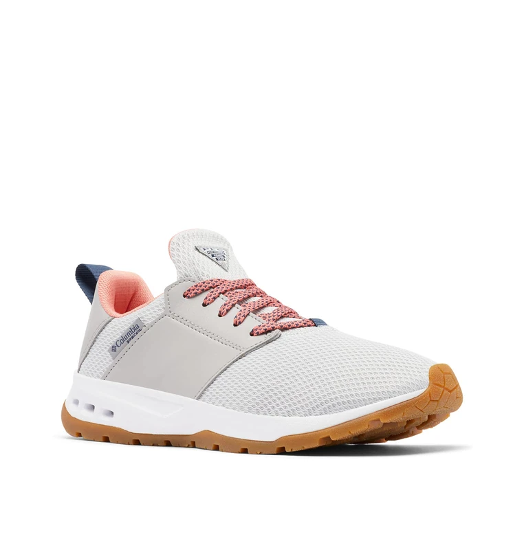 Columbia Women's Tamiami PFG Boat Shoe, Grey Ice/Lychee, 5.5 UK