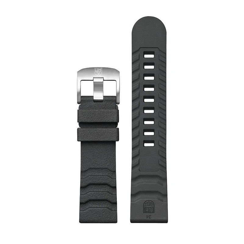 Luminox Watch Strap FP3800.20Q, black/silver, diver