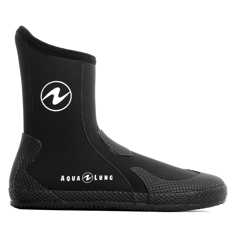 Aqualung Superzip 5mm - Waterproof neoprene boots, anti-slip soles, thermal comfort, and reinforced protection, ideal for scuba diving