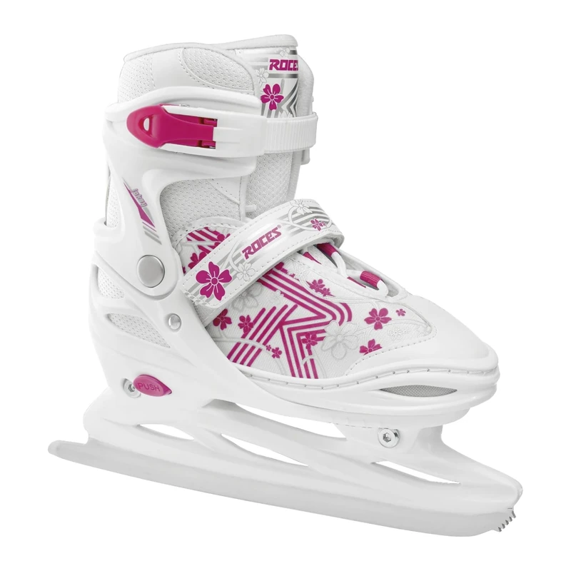 Roces Girls' Jokey Ice 3.0 Skates, White-Pink, 34-37 EU, 450708-001 - Image 1