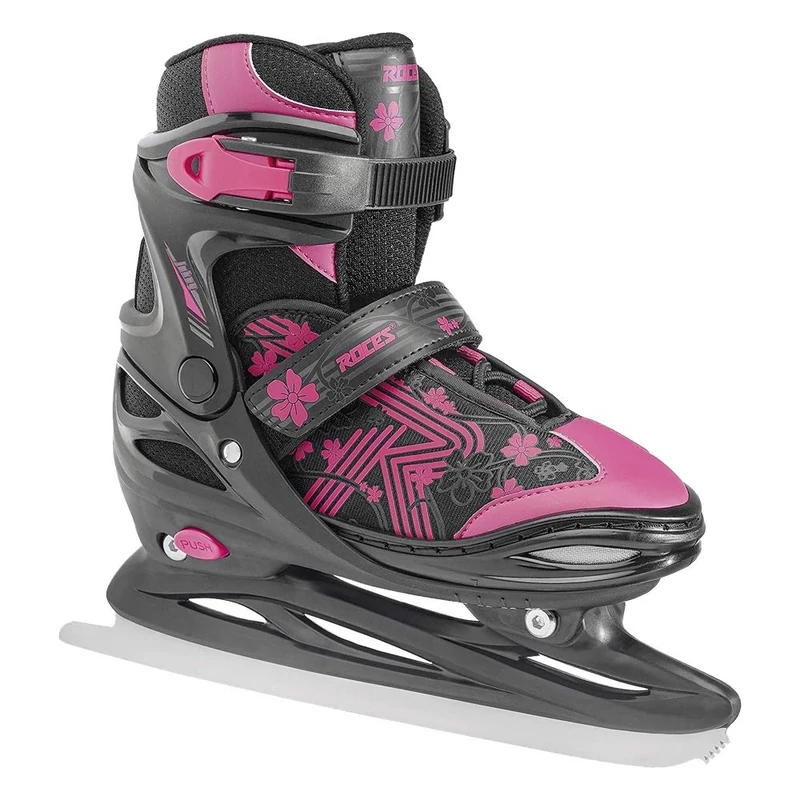 Roces Girls' Jokey Ice 3.0 Skates, Black-Pink, 38-41 EU, 450708-002