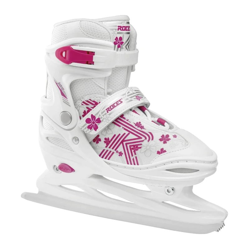 Roces Girls' Jokey Ice 3.0 Skates, White-Pink, 26-29 EU, 450708-001