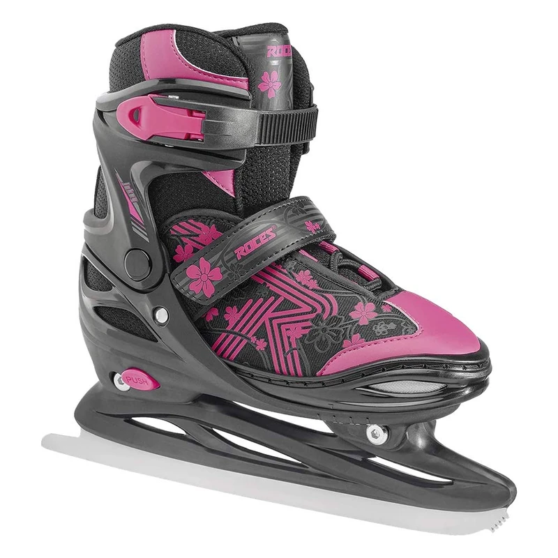 Roces Girls' Jokey Ice 3.0 Skates, Black-Pink, 26-29 EU