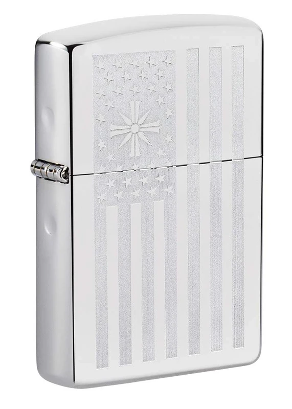 Zippo Unisex's Pocket Lighter, Far Cry Flag High Polish Chrome Color, One Size - Image 1