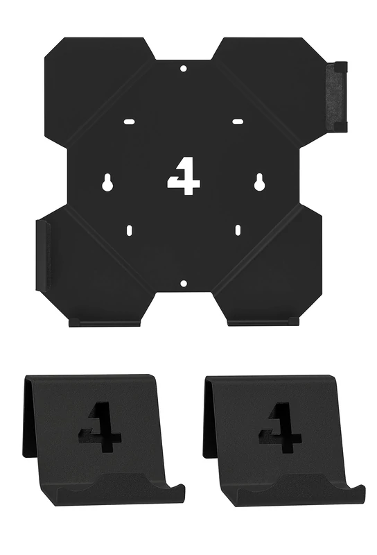 4mount Wall Mount Bracket Playstation 4 Slim Bundle Black