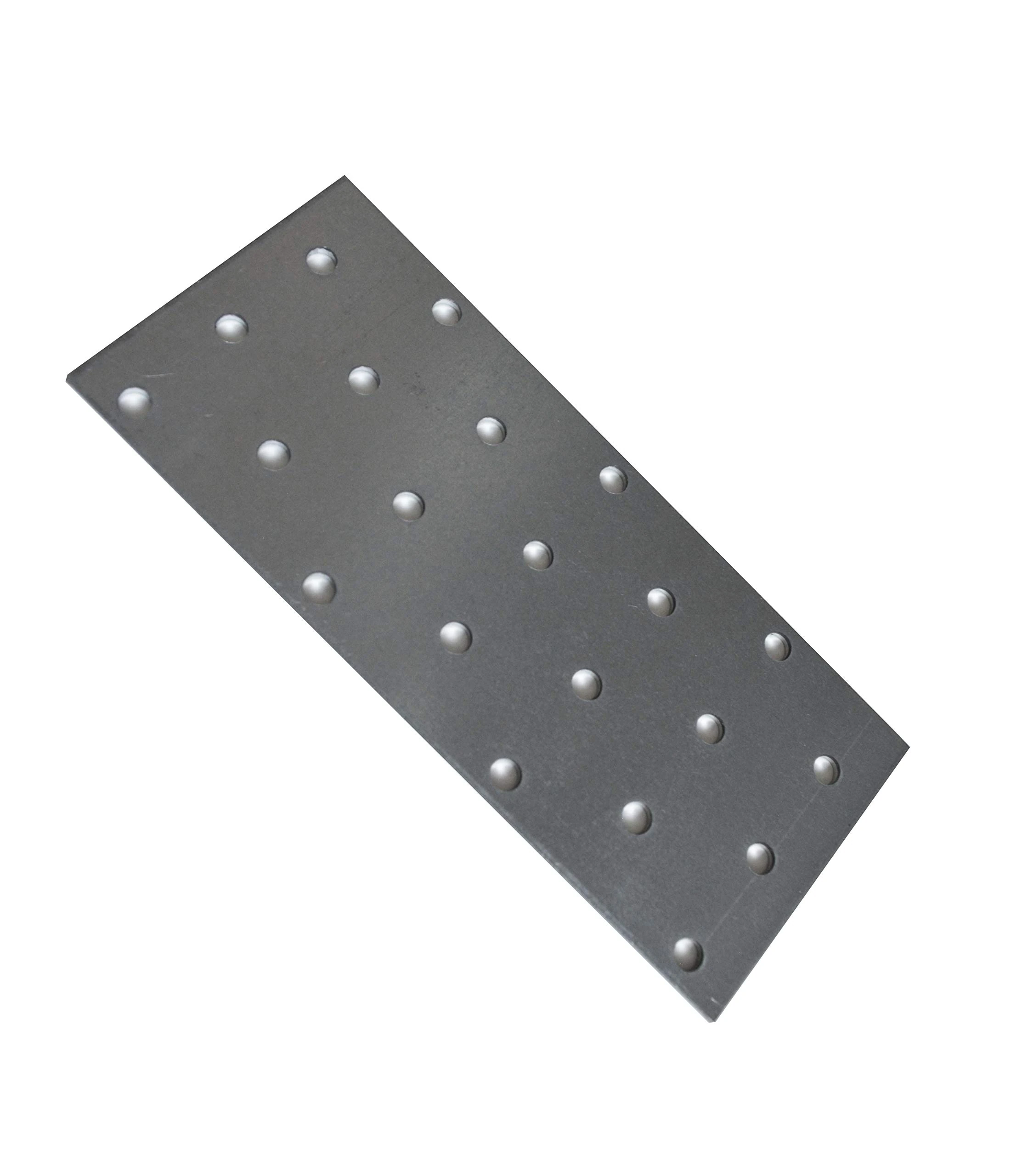 Flat Connecting Joining Plate Galvanised Heavy Duty Metal Steel Sheet 5.51"x 2.36"x 0.08" (140 x 60 x 2mm) 1pcs