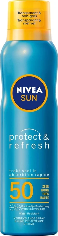 Nivea Protect and Refreshing Dry Touch atomizing Spray SPF 50, 200 g
