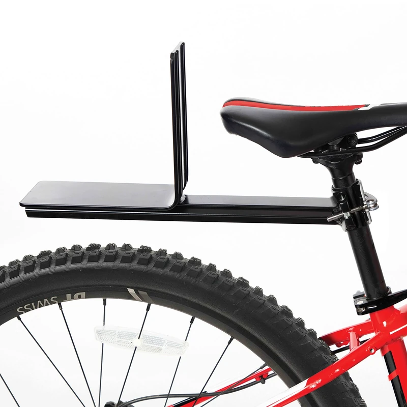 K&H PET PRODUCTS Universal Rear Bike Mount for Travel Bike Cat and Dog Bicycle Basket & Backpack Black Universal Fit Mount - Image 1