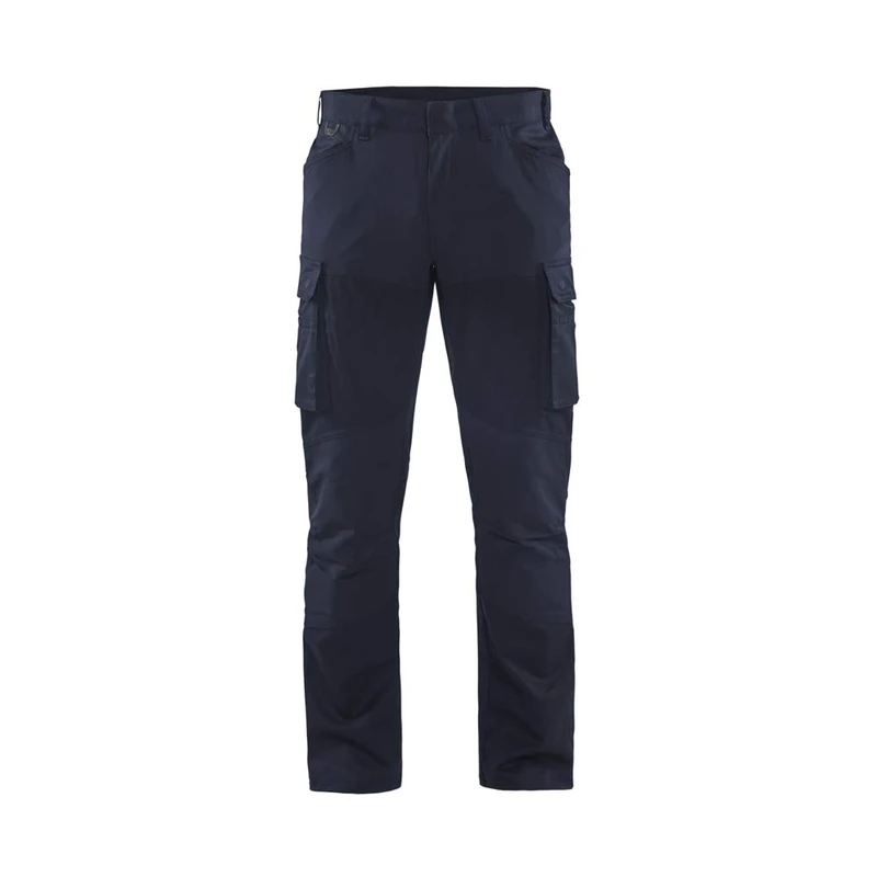 Blaklader 145718308600C152 Service Stretch Work Trousers, Dark Navy, C152