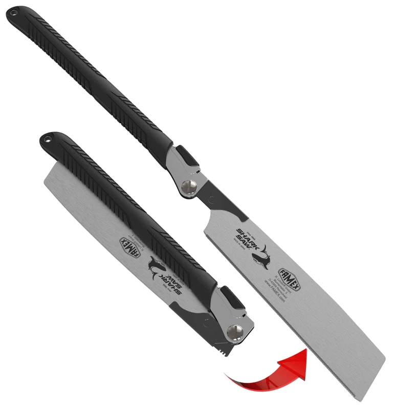 FAMEX 5525 Professional Japanese Trim Saw - 265 mm - Folding Hand Saw for Demanding Users