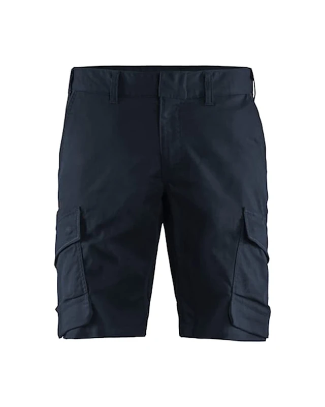 Blaklader 144618328699C48 Industrial Stretch Shorts, Dark Navy/Black, Size C48