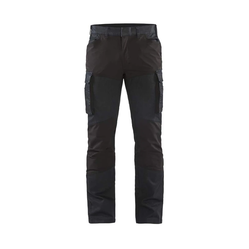 Blaklader 145711478999D116 Service Denim Stretch Work Trousers, Navy/Black, Size D116 - Image 1