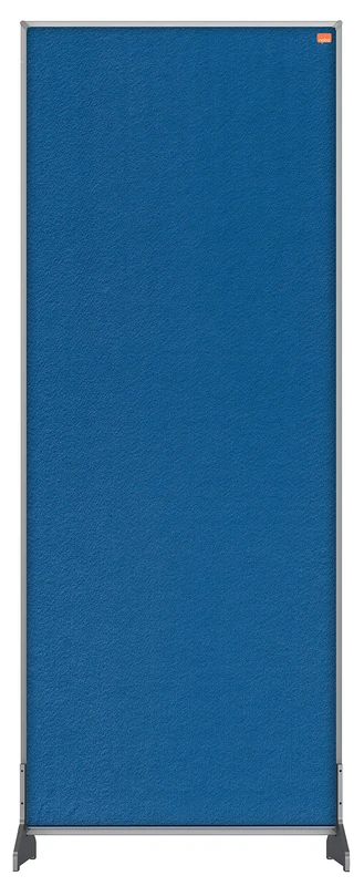 Nobo Impression Pro 1.8 m Hgh Desk Divider, Felt Surface, Blue, 400 x 1000 mm, 1915509