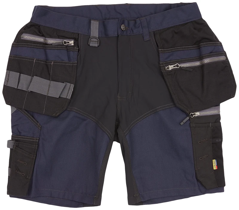Blaklader 159813438699C52 Craftsman Stretch Shorts, Dark Navy/Black, Size C52