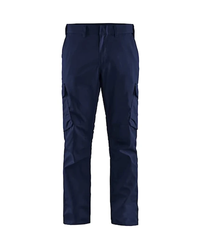 Blaklader 144418328985D124 Industrial Stretch Work Trousers, Navy/Cornflower, Size D124
