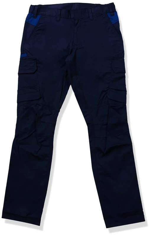 Blaklader 144418328985C150 Industrial Stretch Work Trousers, Navy/Cornflower, Size C150