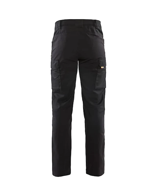 Blaklader 145718309900C46 Service Stretch Work Trousers, Black, Size C46