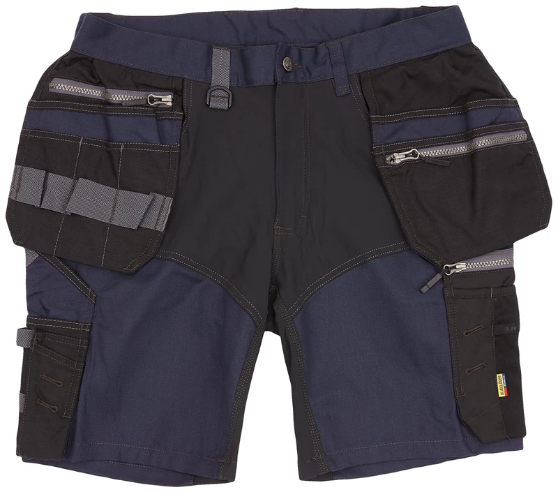 Blaklader 159813438699C46 Craftsman Stretch Shorts, Dark Navy/Black, Size C46