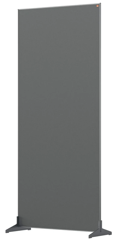 Nobo Free Standing Screen Divider, Felt Surface, 1.8 m High, Impression Pro, 800 x 1800 mm, Grey, 1915522