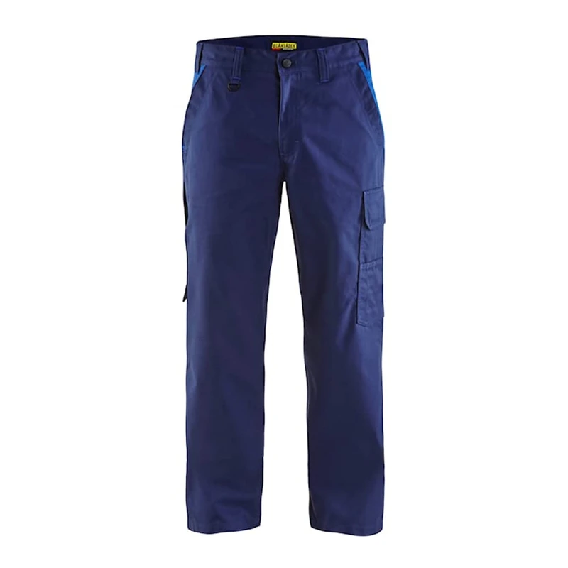 Blaklader 144418328985C58 Industrial Stretch Work Trousers, Navy/Cornflower Size C58