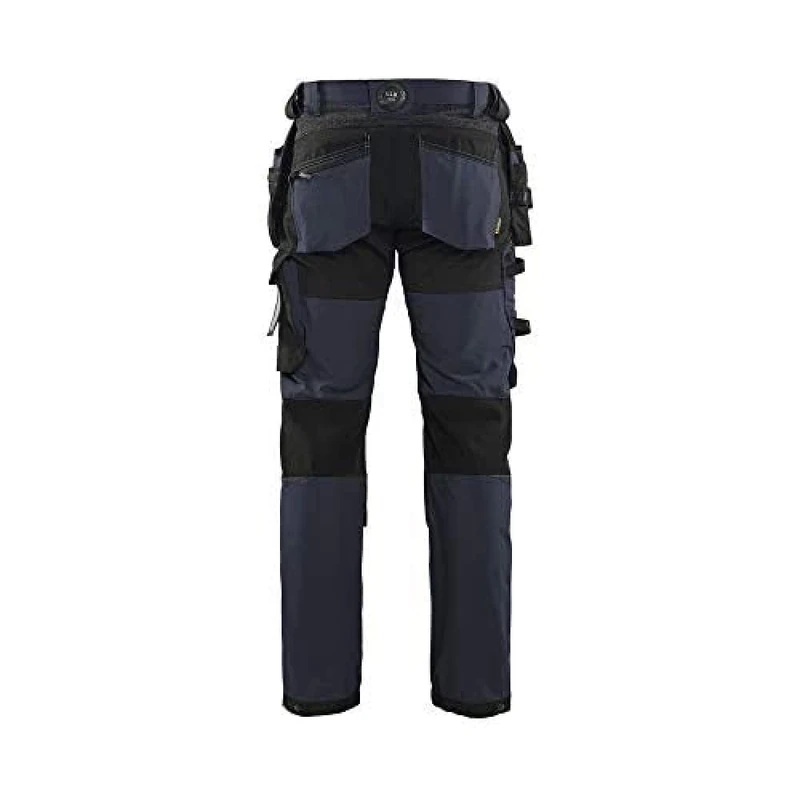 Blaklader 152216458699C148 4-Way Stretch Craftsman's Work Trousers, Dark Navy/Black, Size C148