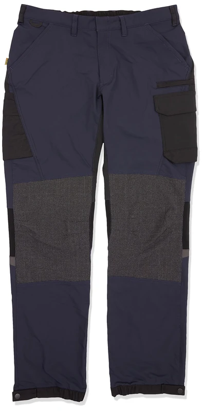 Blaklader 142216458699C56 4-Way Stretch Service Work Trousers, Dark Navy/Black, Size C56