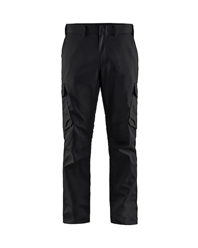 Blaklader 144418329956D92 Industrial Stretch Work Trousers, Black/Red, Size D92
