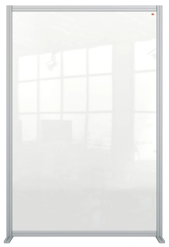 Nobo Acrylic Room Divider, 1.8 m High, Modular Screen, Premium Plus, 1200 x 1800 mm, Clear, 1915515