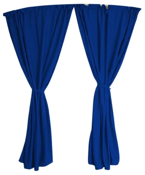 BREMER SITZBEZÜGE Division Driver's Cab Sun Protection Driver's Cab Curtains Compatible with Fiat Ducato Type 250 from 2006 Blue Camping Motorhome Accessories
