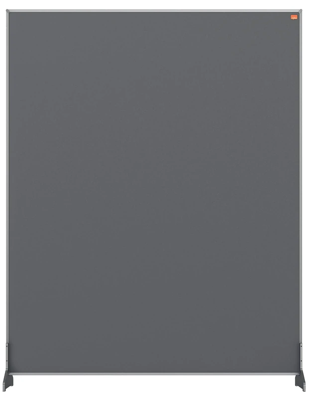 Nobo Impression Pro 1.8 m High Desk Divider, Felt Surface, Grey, 800 x 1000 mm, 1915502