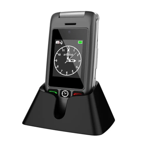 artfone CS188 Button Phone with Dock, SOS & 1400mAh Battery