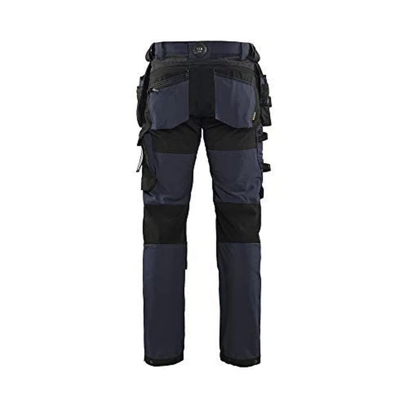 Blaklader 152216458699D120 4-Way Stretch Craftsman's Work Trousers, Dark Navy/Black, Size D120