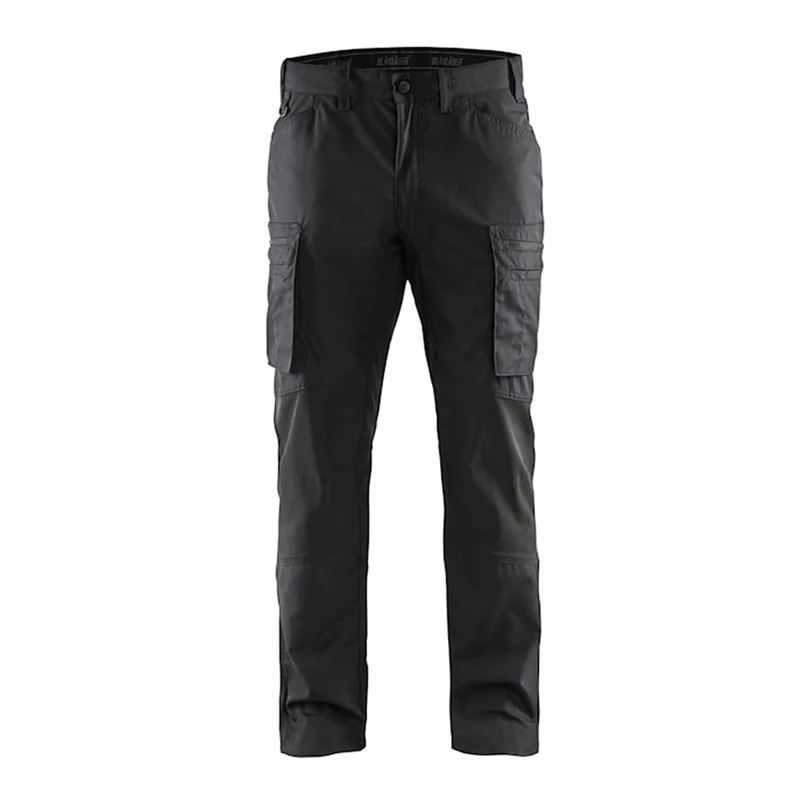 Blaklader 145718309900C146 Service Stretch Work Trousers, Black, Size C146