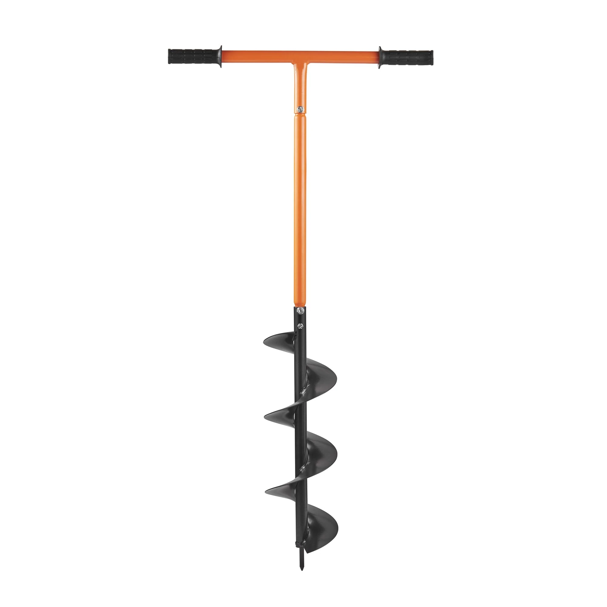 VonHaus Fence Post Auger – Manual Post Hole Digger for Gardening, Garden Flower Planting, Bulb Planting, Umbrellas, Ice, Mixing Fertilizer – 1050mm x 150mm
