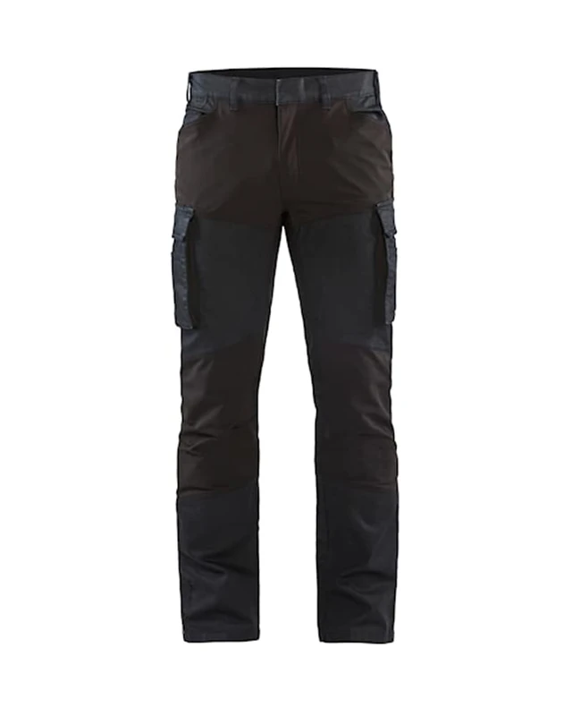 Blaklader 145711478999C48 Service Denim Stretch Work Trousers, Navy/Black, Size C48