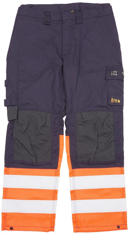 Blaklader 148815138953D116 Multinorm Inharent Work Trousers, Navy/Orange, Size D116