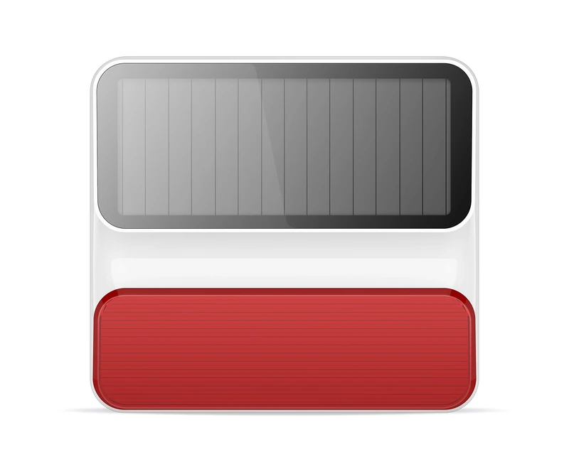 DAEWOO WOS501S Outdoor Wireless Solar Siren for DAEWOO SA501 Alarms with Backup Battery, Sound Power 100Db