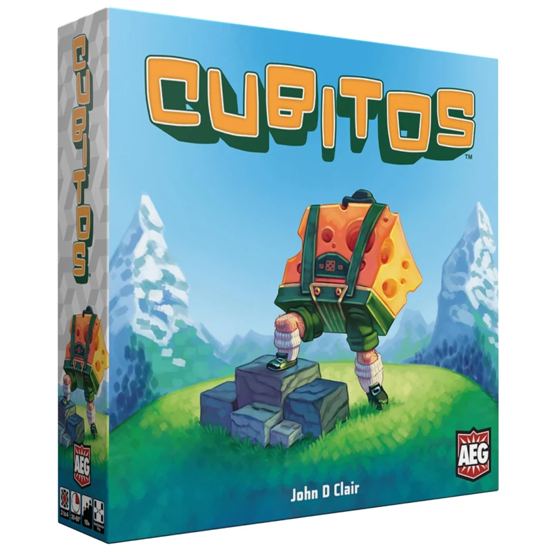 Alderac Entertainment | Cubitos Board Game in English for All Family | Strategic Competitive Game for 2-4 Players | A Race of Strategy and Luck