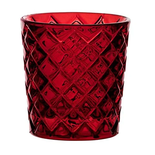 Criss Cross Red Nightlight Holder - Image 1