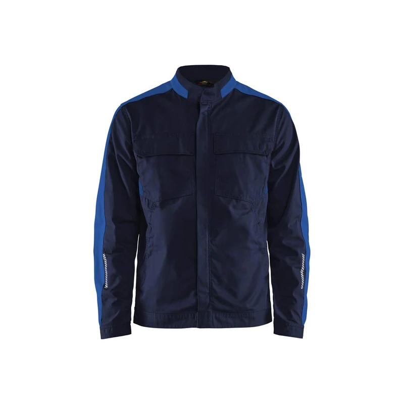 Blaklader 44418328985XXL Stretch Industrial Jacket, Navy/Cornflower, Size XXL