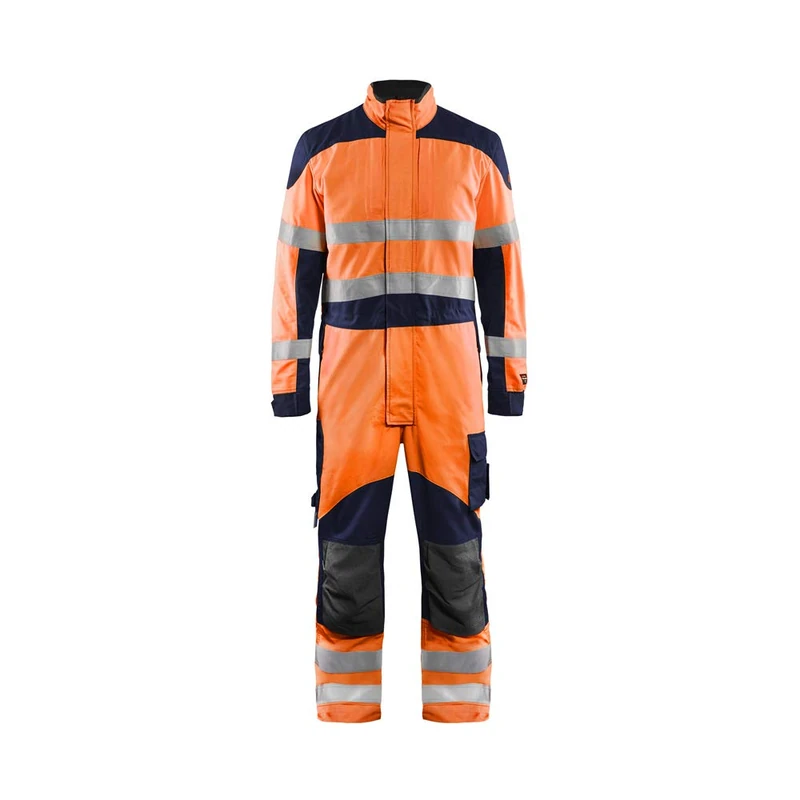 Blaklader 608915135389C64 Inherent Multinorm Overall, High Vis Orange/Navy, Size C64