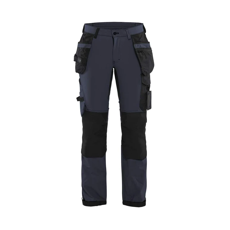Blakläder 719216458699C42 Women's 4-Way Stretch Craftsman Work Trousers, Dark Navy/Black, Size C42