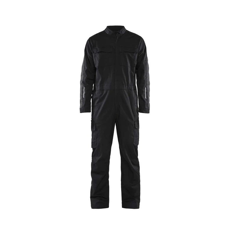 Blaklader 614418329998C56 Stretch Industrial Overall, Black/Dark Grey, Size C56