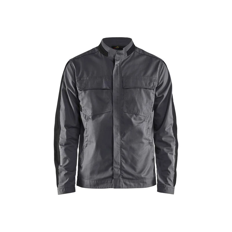 Blaklader 444183296994XL Stretch Industrial Jacket, Medium Grey/Black, Size 4XL