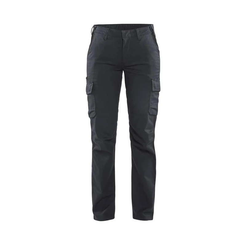Blaklader 714418329699C48 Women's Industrial Trouser Stretch, Medium Grey/Black, Size C48