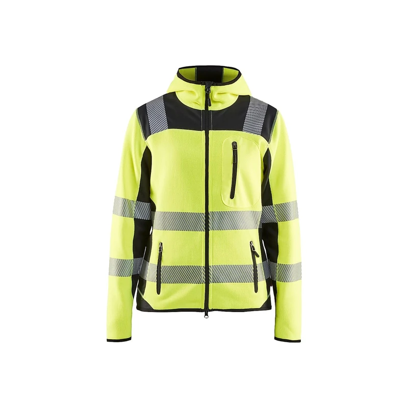Blaklader 496721203399XS Women's Cardigan, High Vis Yellow/Black, Size XS