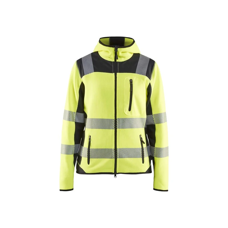 BLÅKLÄDER Blaklader 496721203399M Women's Cardigan, High Vis Yellow/Black, Medium