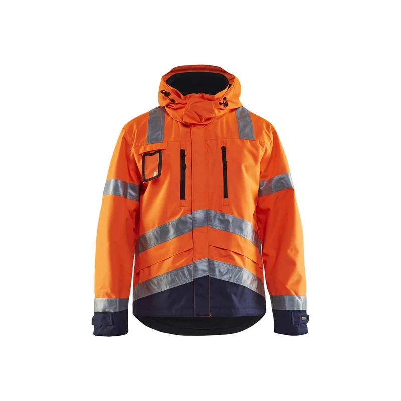 Blaklader 483719775349XS Functional Jacket, High Vis Orange/Green, Size XS